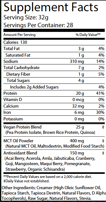 Vegan Protein-Vanilla Milkshake