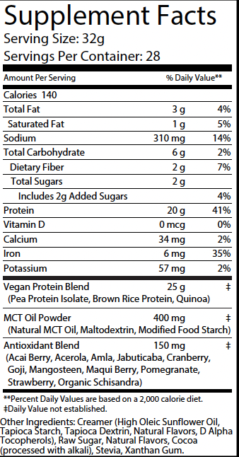 Vegan Protein-Chocolate Milkshake