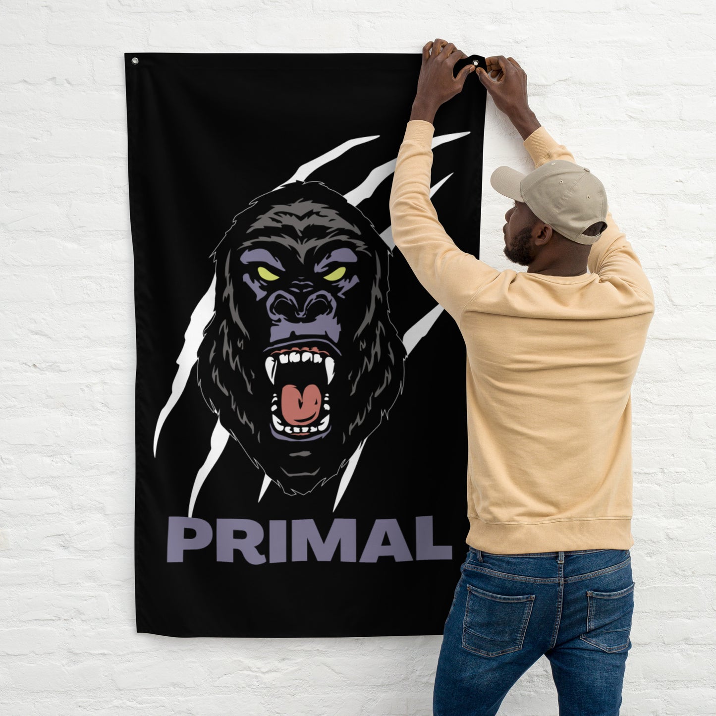 Primal Ape Mode Gym Flag