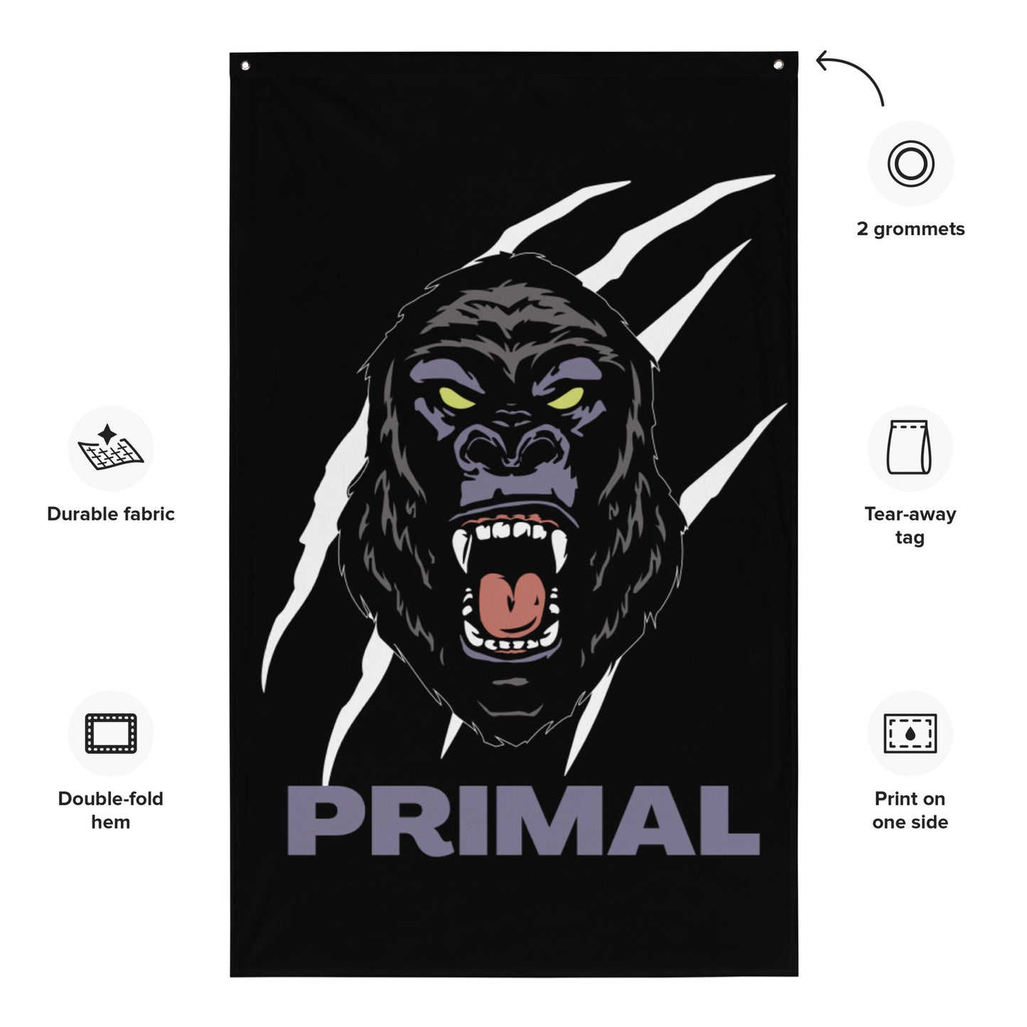 Primal Ape Mode Gym Flag