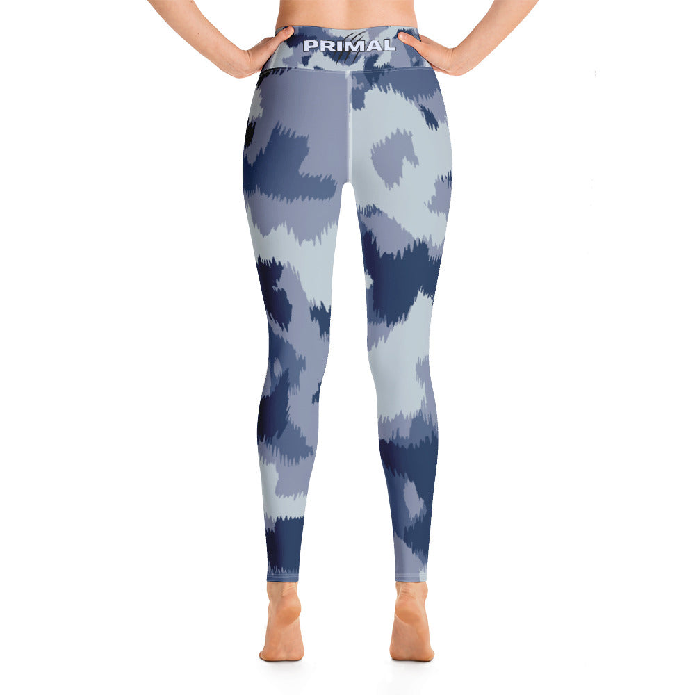 Primal High-Waisted Blue-Camo Leggings