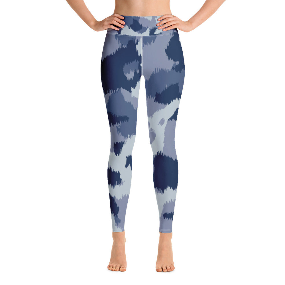 Primal High-Waisted Blue-Camo Leggings