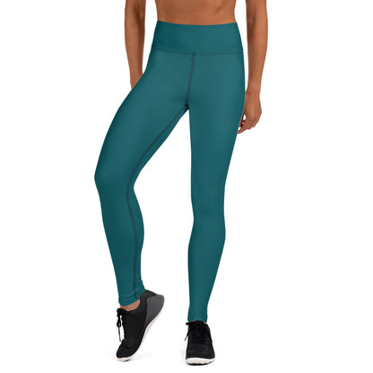 Primal High-Waisted Forest Teal Leggings