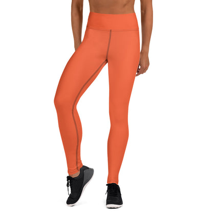 Primal High-Waisted Fluorescent Orange Leggings