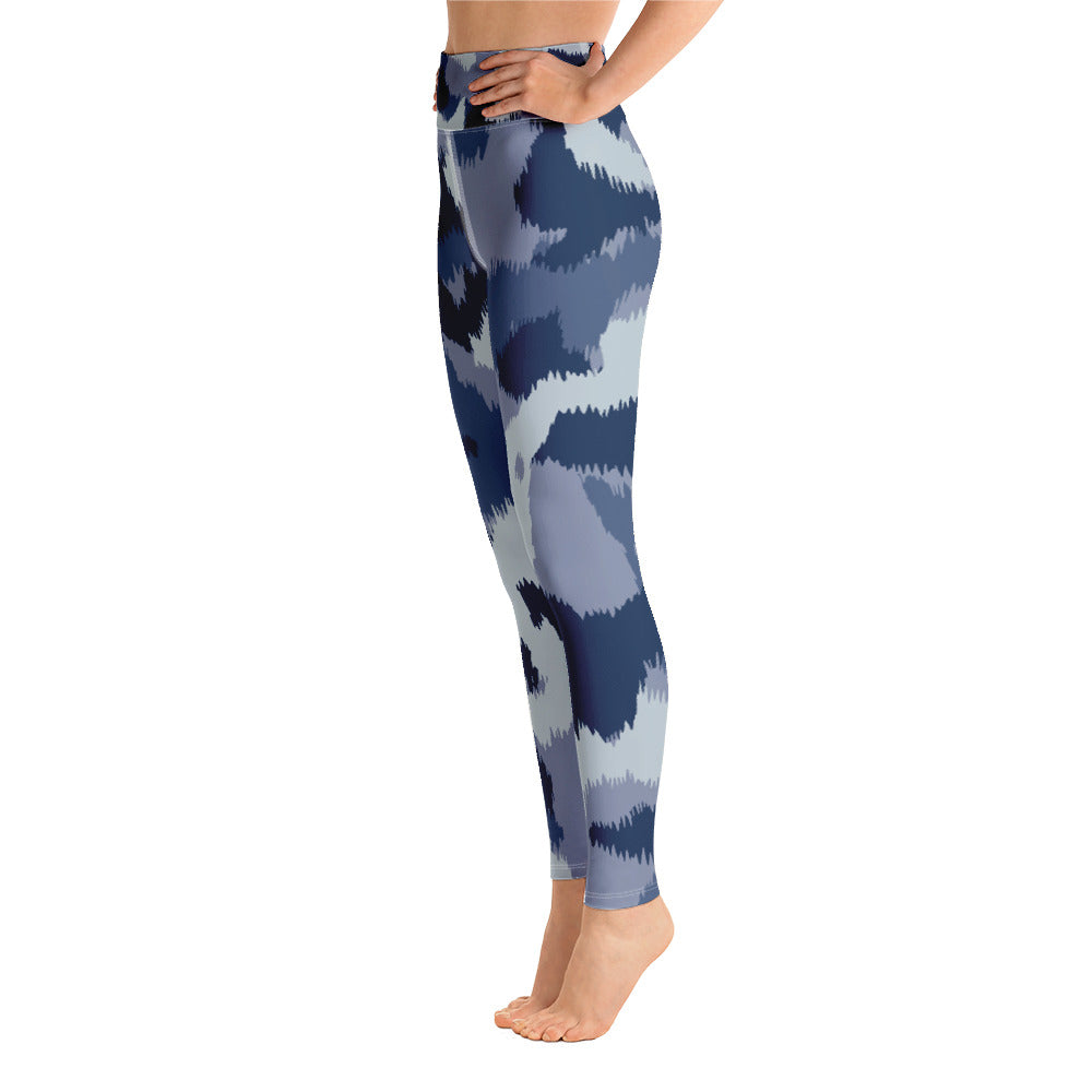 Primal High-Waisted Blue-Camo Leggings