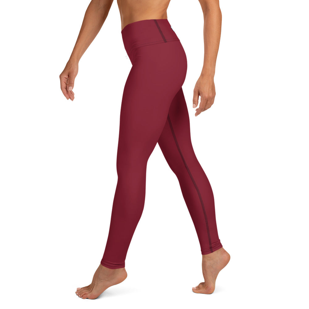 Primal High-Waisted Maroon Leggings