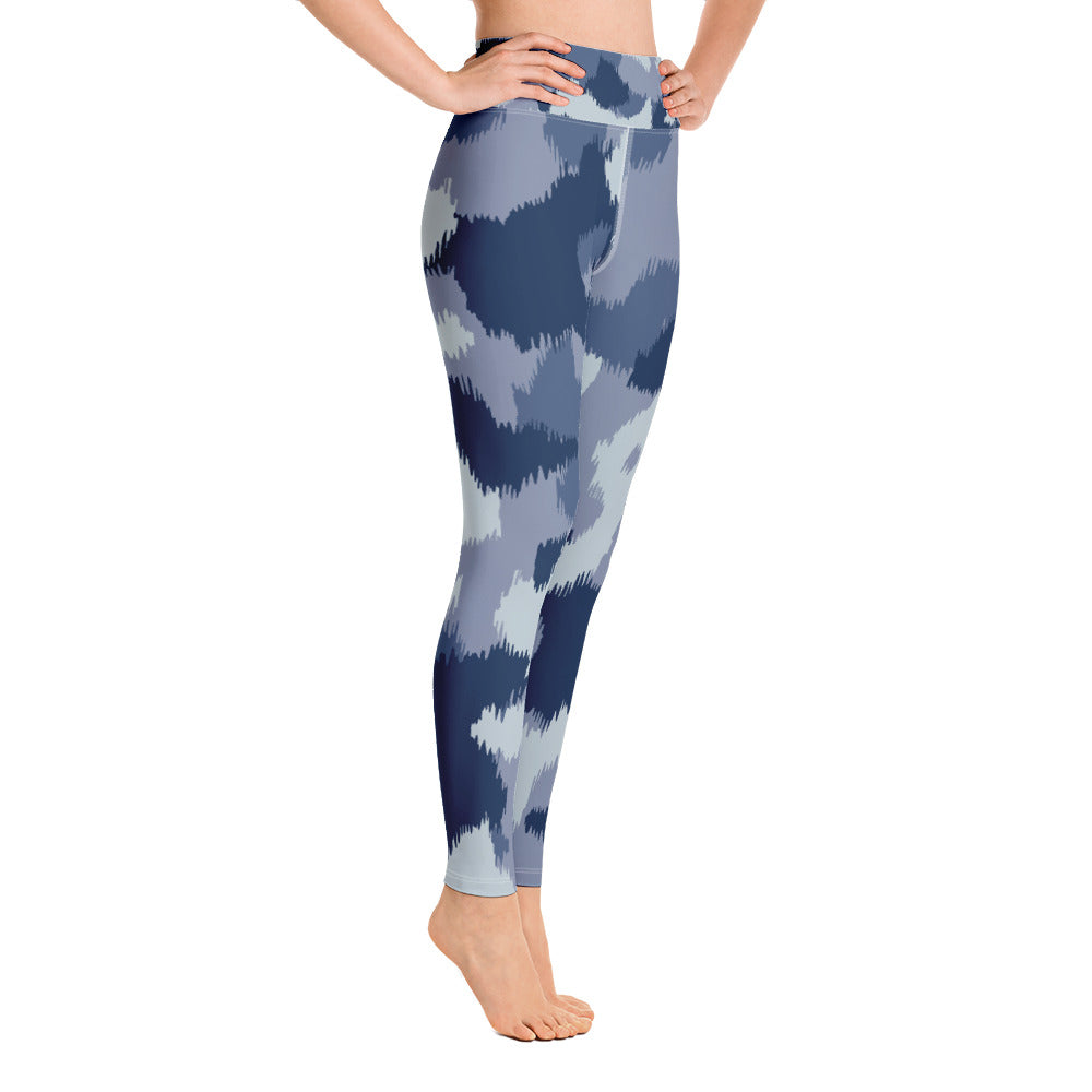 Primal High-Waisted Blue-Camo Leggings