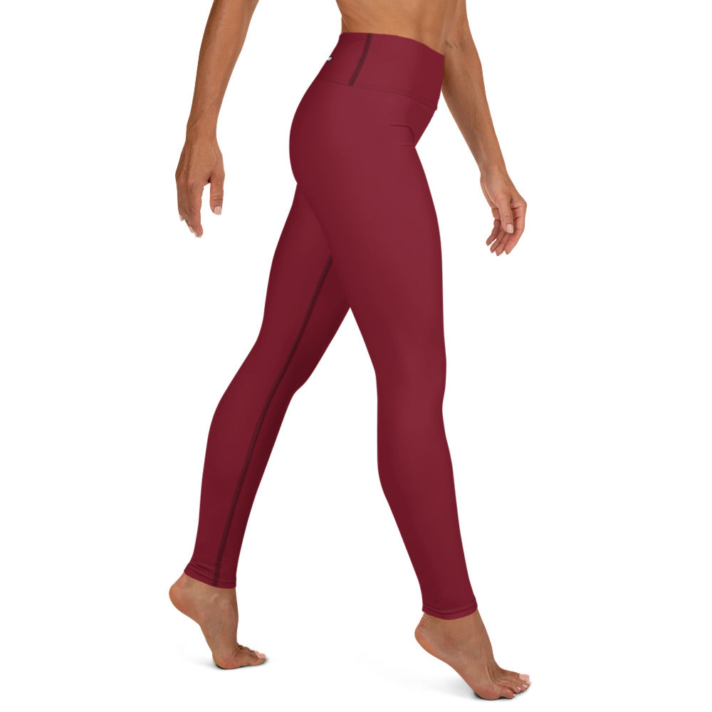 Primal High-Waisted Maroon Leggings